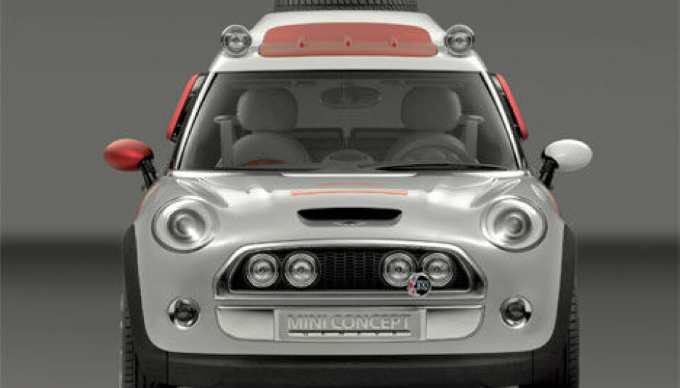 Mini Traveller Concept, med ekte diskvalifikasjonspærer