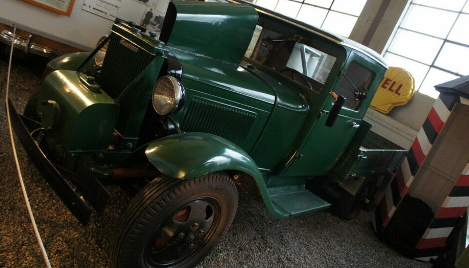 Norsk Kjøretøyhistorisk MuseumUnder krigen gikk mange biler på knott. Museet har et komplett Hesselmann-anlegg montert på en Ford AA.