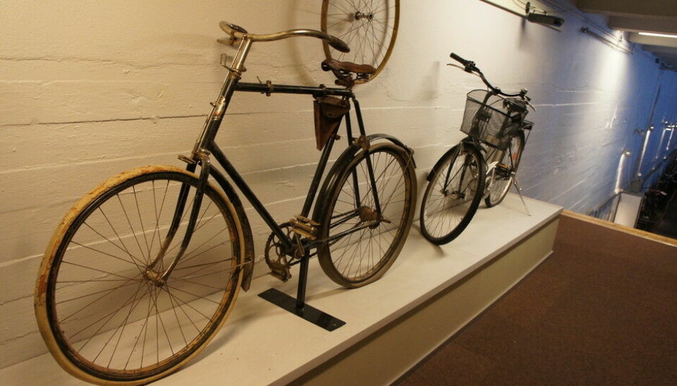 Norsk Kjøretøyhistorisk MuseumSykler produsert på Lillehammer.'Trygg» var et kjent merke derfra.