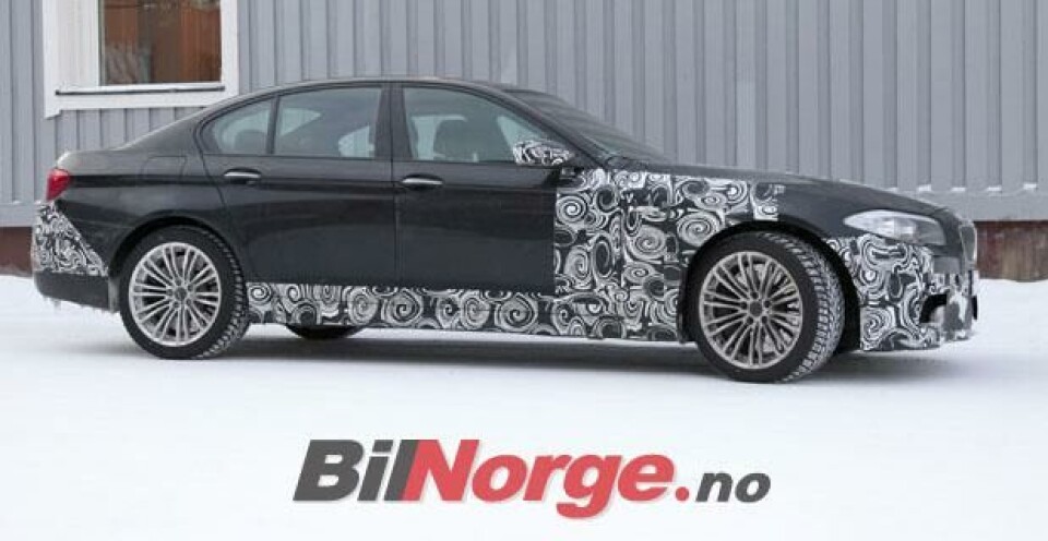 BMW lekker om ny M5