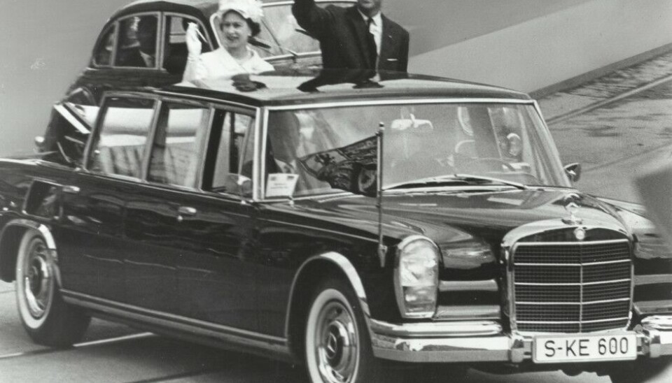 Klassisk PullmanDronning Elisabeth og Prins Philip på statsbesøk i München (1965)
