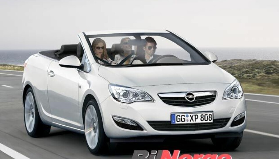Opel Astra TwinTopDatamanipulasjon: Carparazzi©