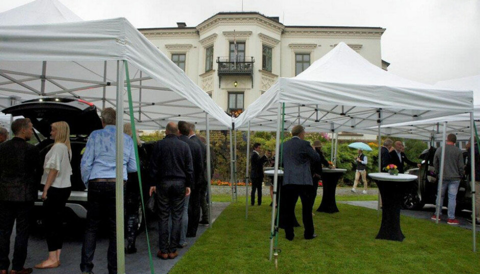 Insignia lanserer Range Rover Velar ved den britiske ambassaden