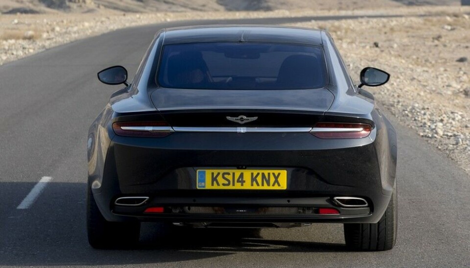 Lagonda TarafPå test i Oman