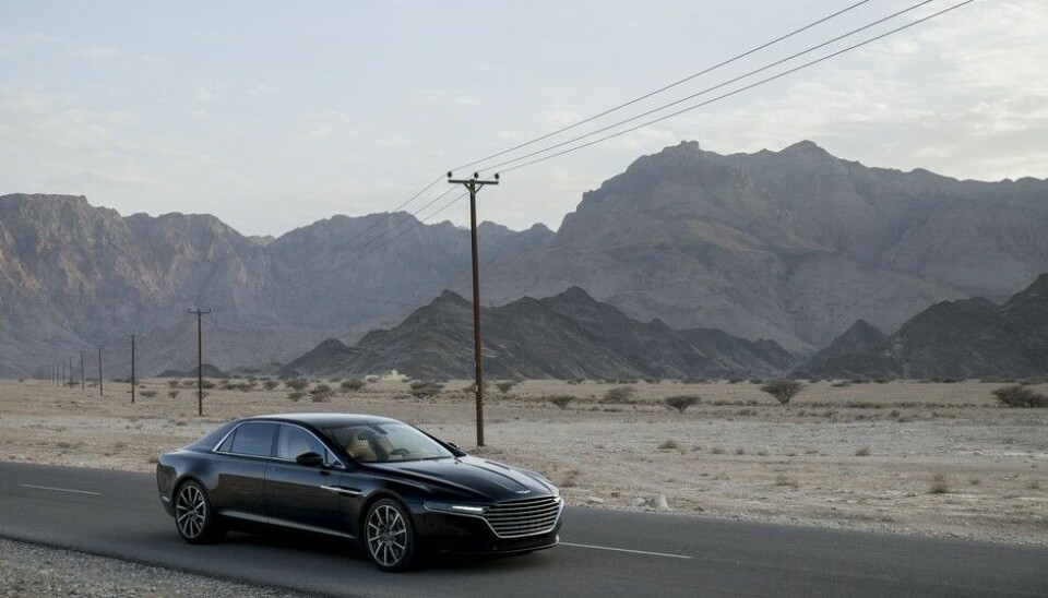 Lagonda TarafPå test i Oman