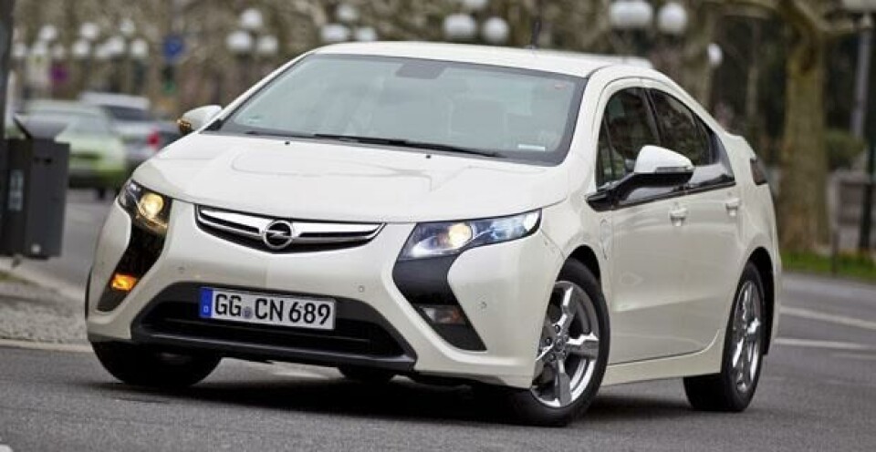 Opel Ampera blir hybridbil