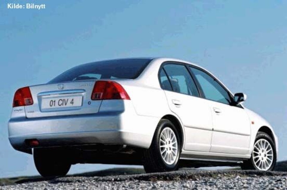 Honda Civic 4-dørs sedan