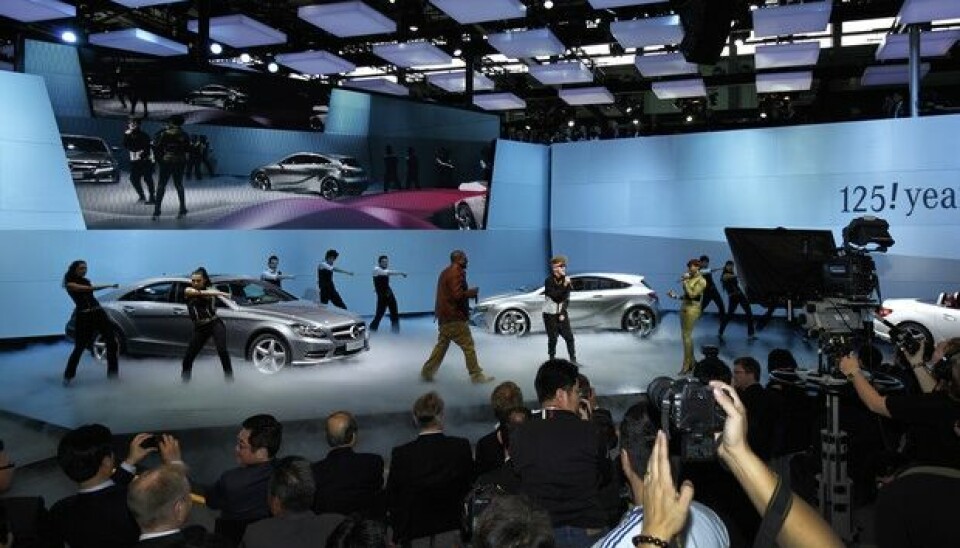Mercedes-lansering i Shanghai