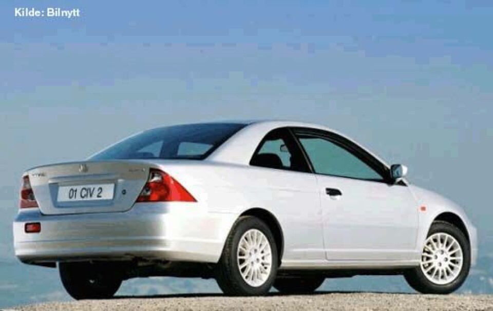 Honda Civic 2-dørs kupé