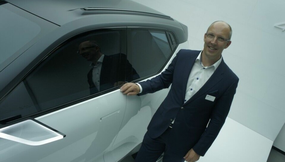 Volvo viser fremtidRobin Page, Volvos sjef for interiør-designFoto: Jon Winding-Søensen