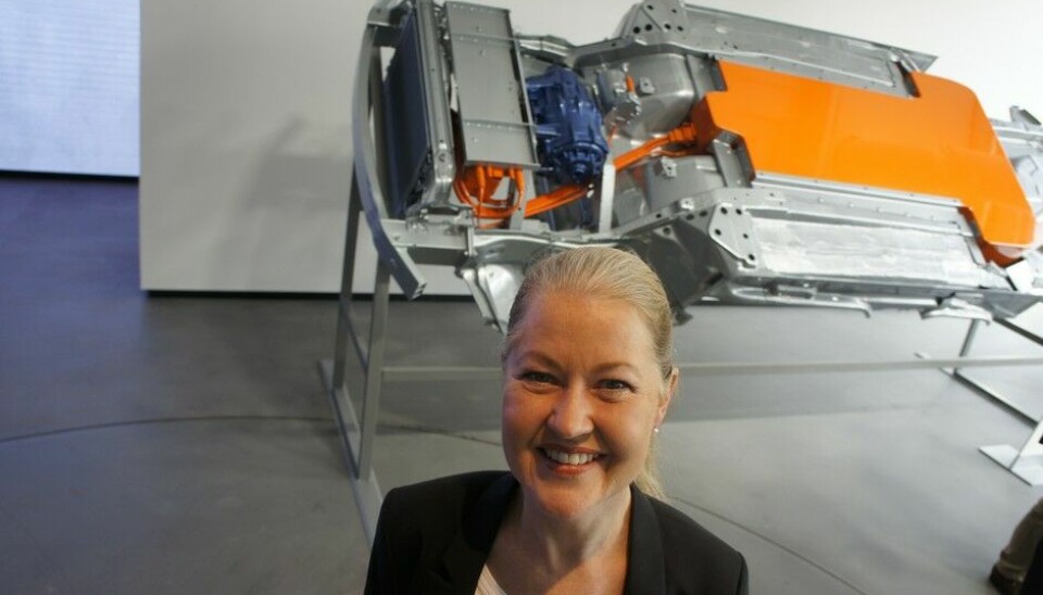 Volvo viser fremtidHelena Bergström Pilo - prosjektgeneral for den nye 40-serien.Foto: Jon Winding-Søensen