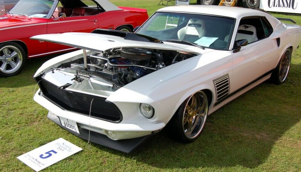 Grensetreffet Halden 2015Ford Mustang Fastback 1969. Eier Kjell Inge Nerland Foto: Knut Skallerud.Finalist i Norges Flotteste Bil