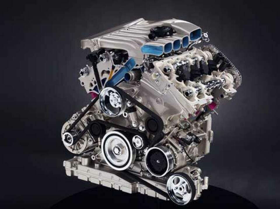 VW Passat W8 motor