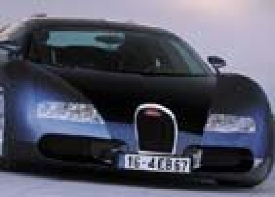 Bugatti får 1001 hester