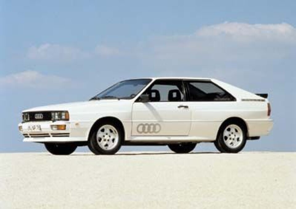 Legendariske Audi Quattro fra 1982Legendariske Audi Quattro fra 1982