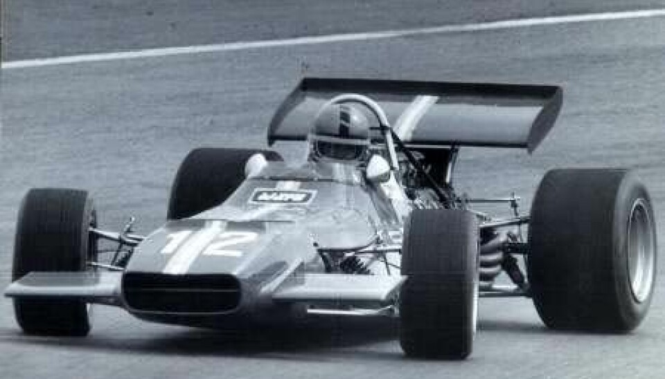 De Tomaso F1 1970 med Courage bak rattetDe Tomaso F1 1970De Tomaso F1 1970
