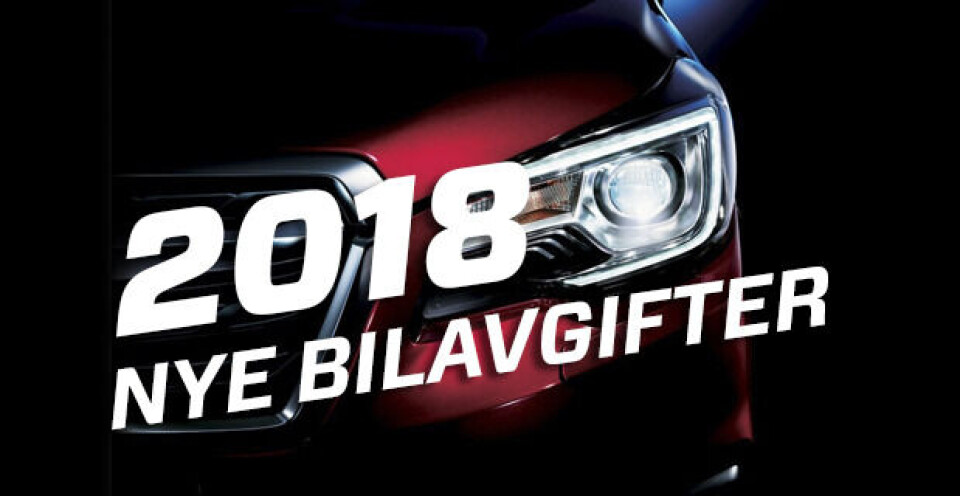 De nye bilavgiftene - ferdig kalkulert for hver bilmodell