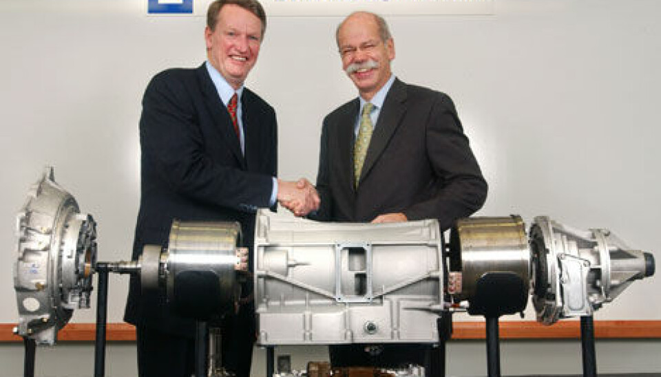 GM-sjef Wagoner og DC-sjef Zetsche