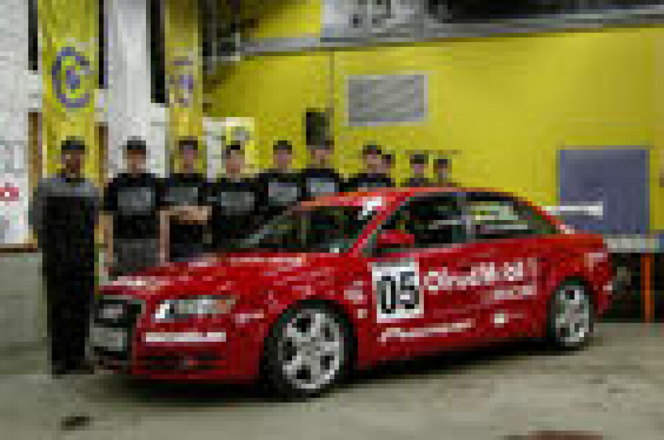 Audi-racer bygges på Solør
