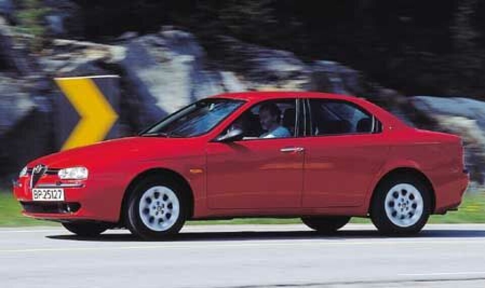 Bil har testet Alfa Romeo 156Bil har testet Alfa Romeo 156 Bil har testet Alfa Romeo 156Bil har testet Alfa Romeo 156