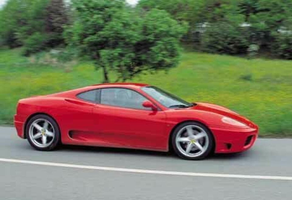 Bil har kjørt Ferrari 360 ModenaBil har kjørt Ferrari 360 Modena