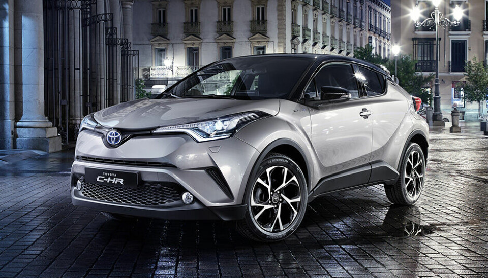 Toyota C-HR vises i Paris og er klar for Norge i januar neste år.