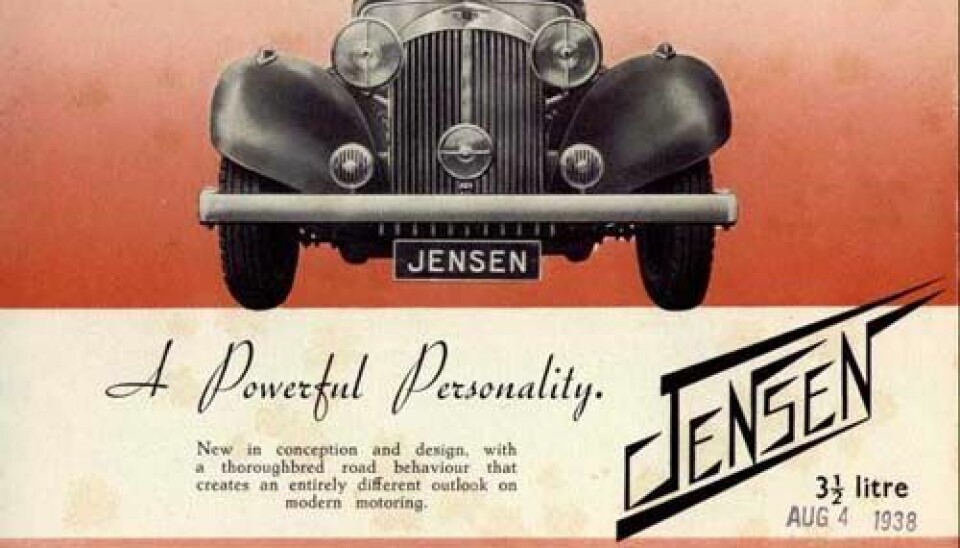 Jensen 4doors saloon 1938