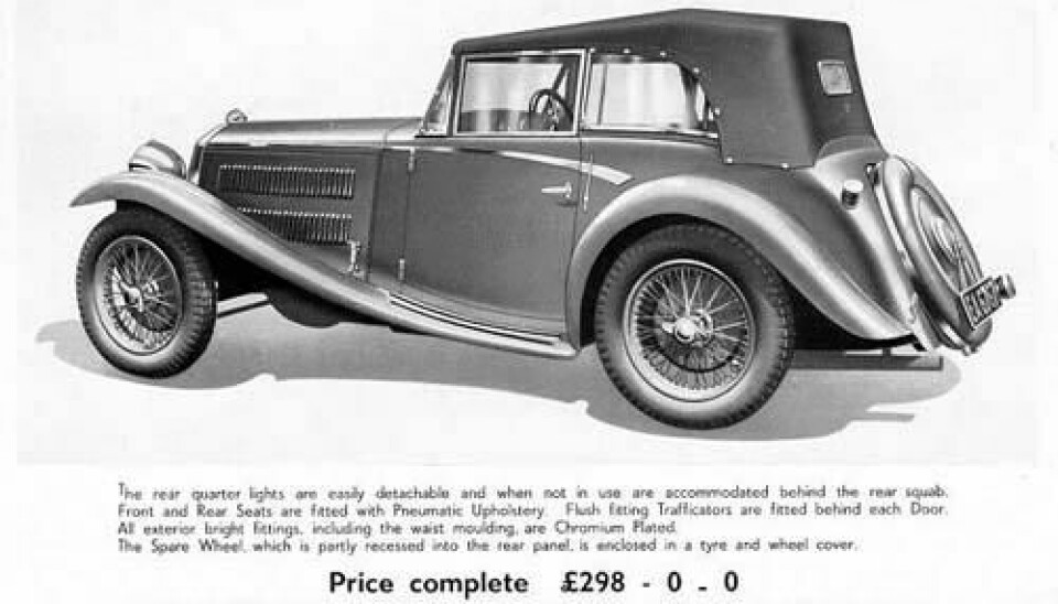 Jensen-bygget Wolseley 1934