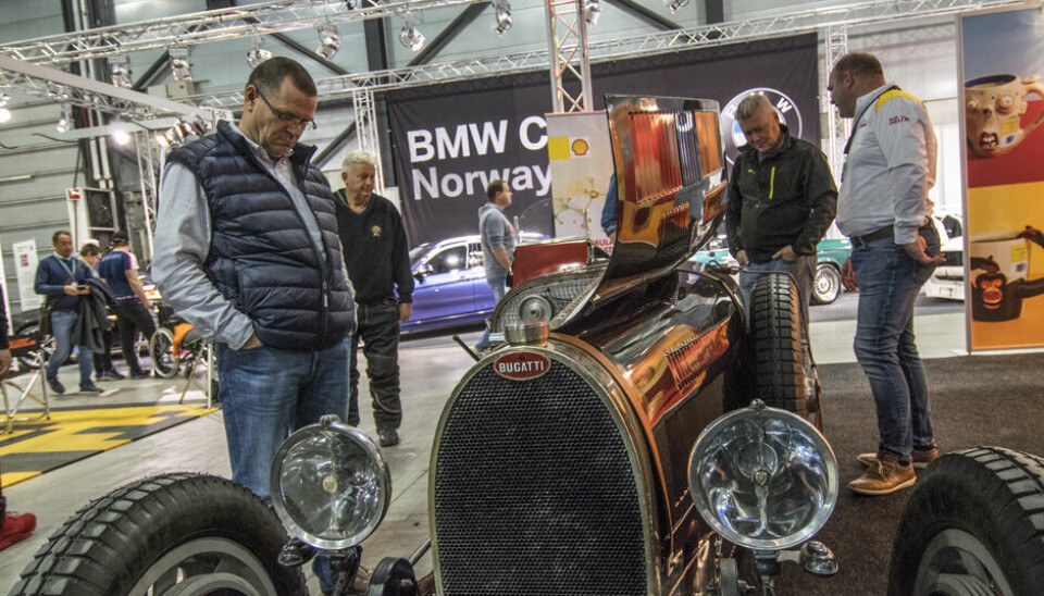 Bugatti på Oslo Motor Show. (Foto: Øivind Skar)