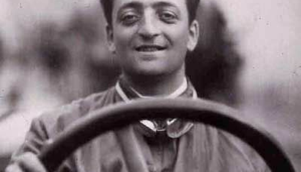 Enzo Ferrari bak rattet,1920-Enzo Ferrari-Enzo Ferrari