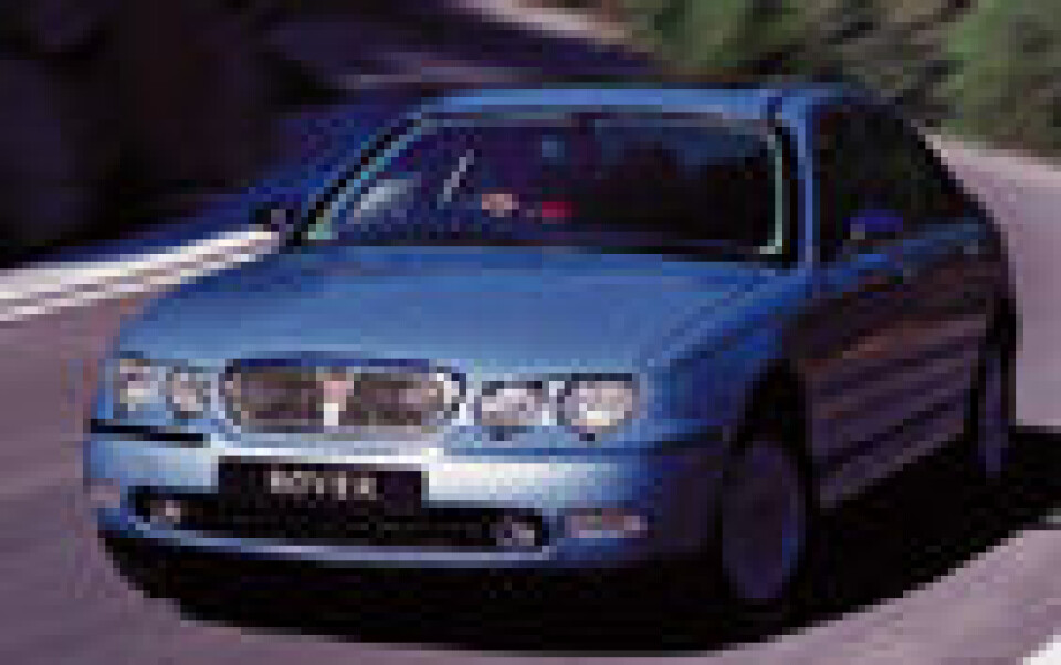 Rover 75 under øksen?