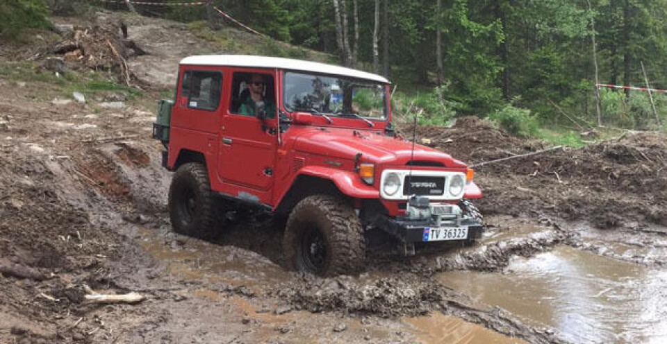 Off-road på Rudskogen