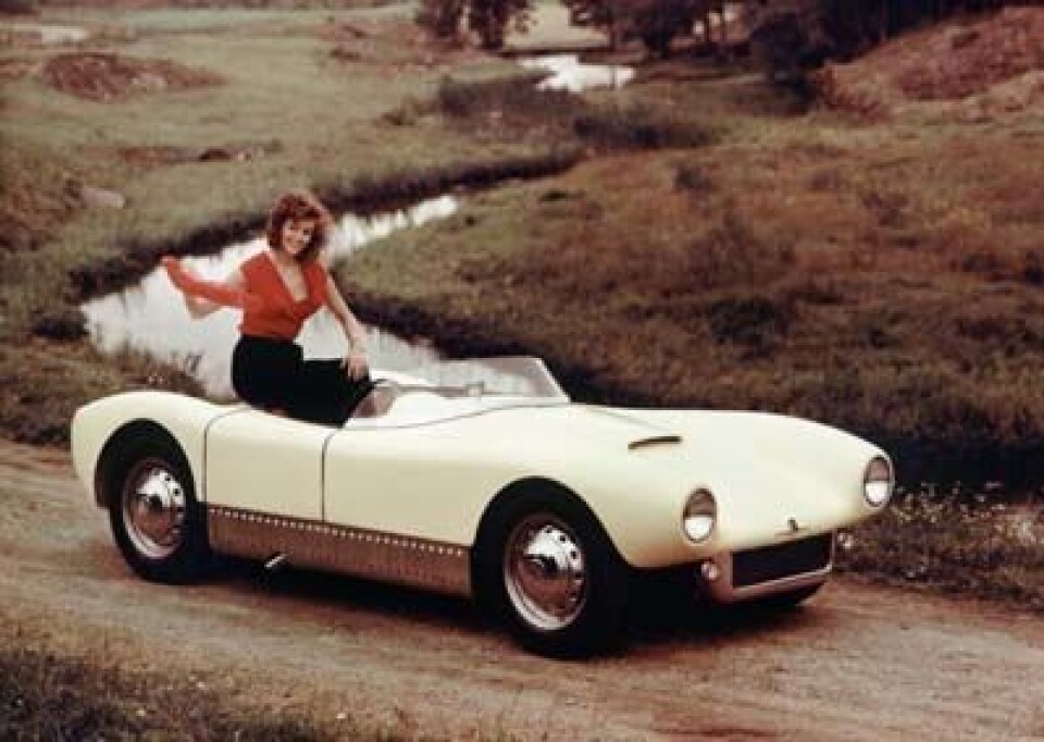 Den originale Saab Sonett fra 1956Den originale Saab Sonett fra 1956
