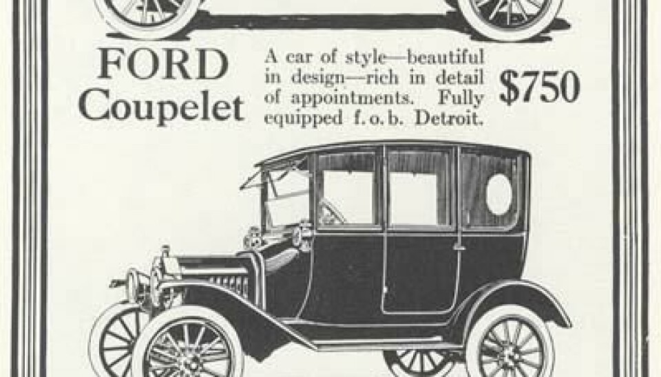 T Ford annonse 1915- T Ford 1915- T Ford 1915