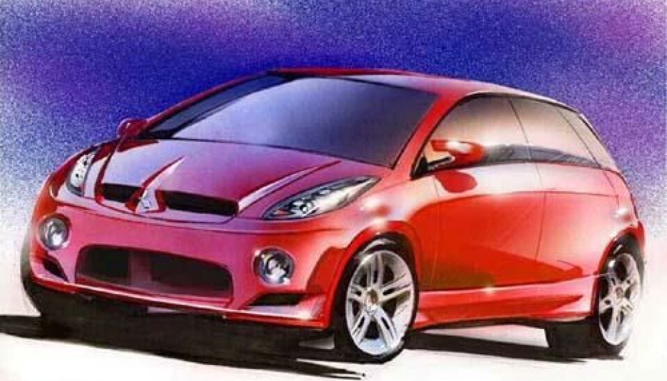 Mitsubishi CZ3 konsept- CZ3- CZ3