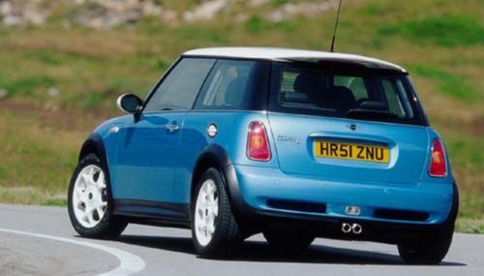 Mini Cooper S- Cooper S bak- Cooper S bak