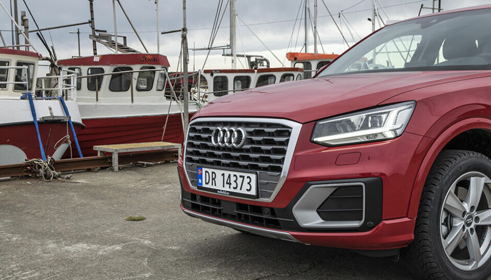 TEST: Audi Q2. I Kvassheim havn, også på Jæren.