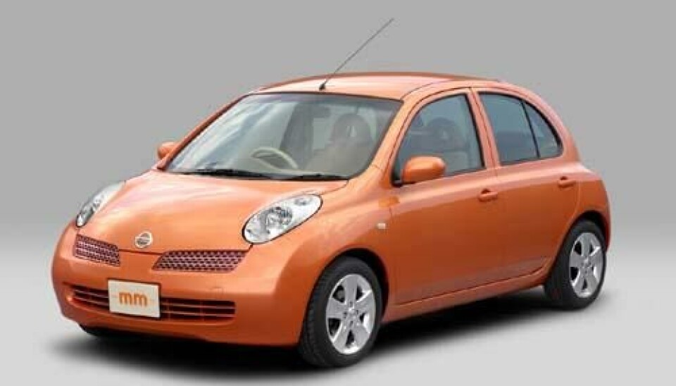 Nissan mm- mm forfra- mm forfra