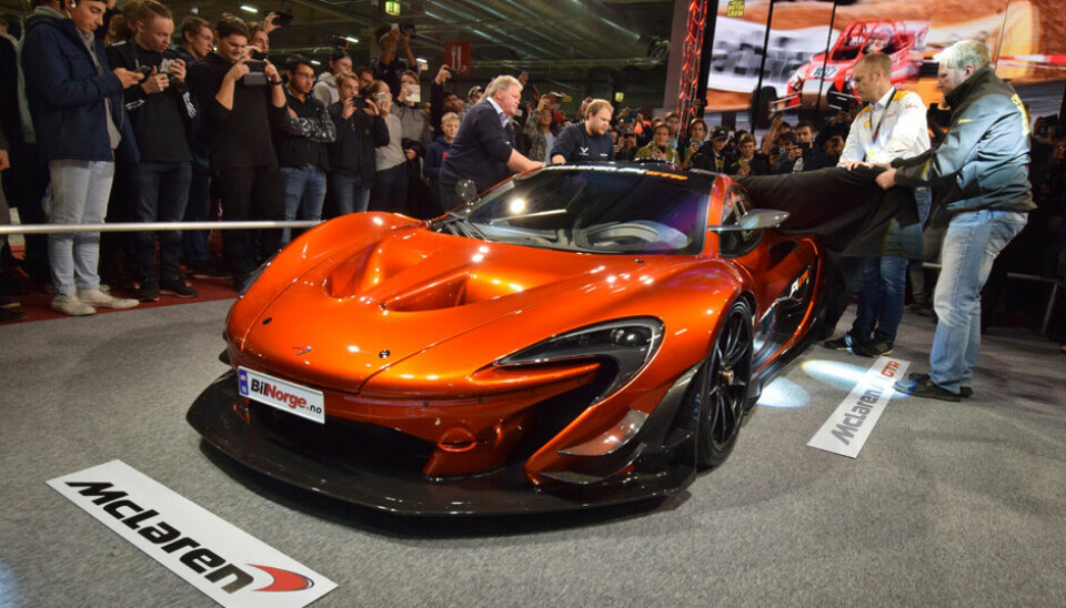 McLaren P1 GT-R avduket på Oslo Motor Show