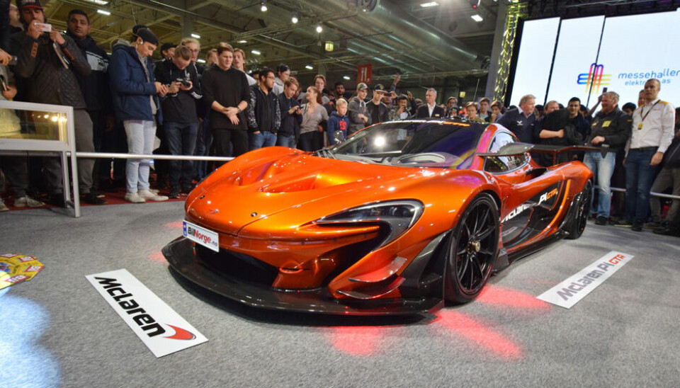 McLaren P1 GT-R avduket på Oslo Motor Show