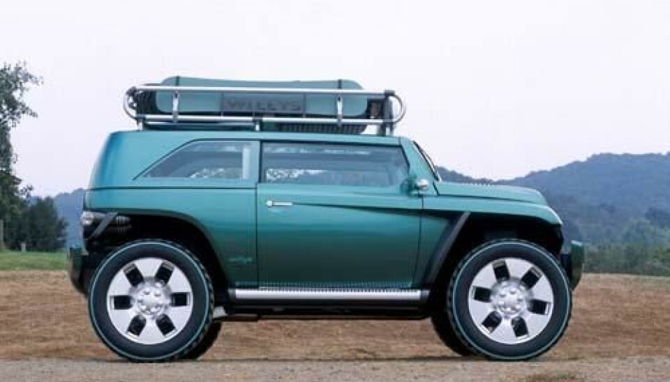 Jeep Willys2- Willys2 fra siden- Willys2 fra siden