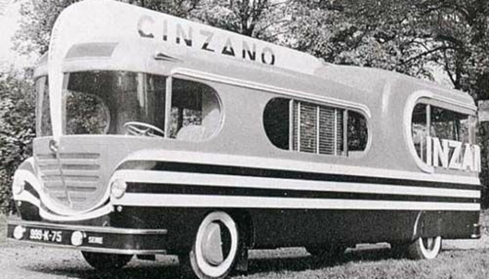 Heuliez Cinzano buss fra 1950- Buss 1950- Buss 1950