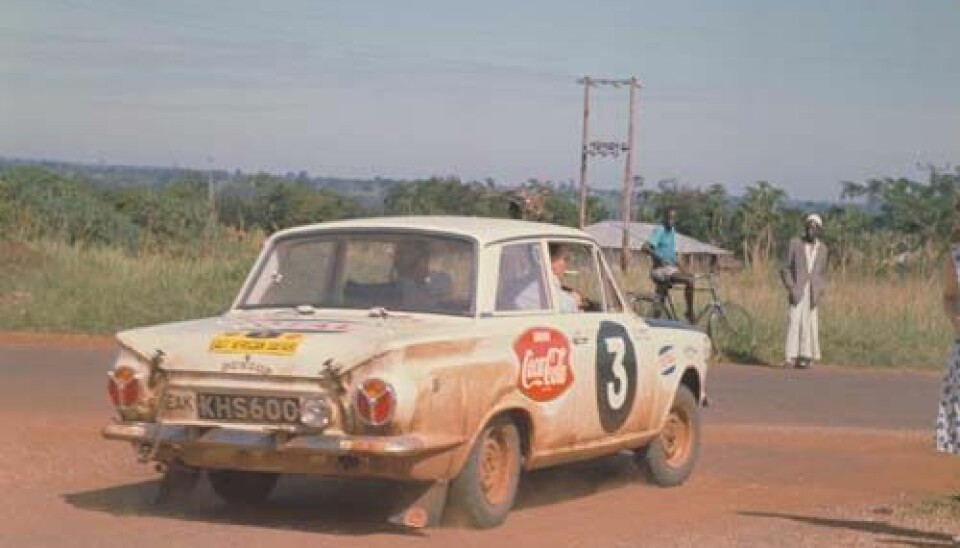 Lotus Cortina i Safari Rally 1964