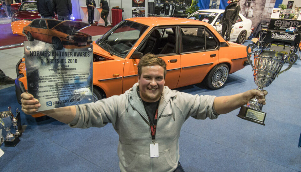 Vinner av Årets bil 2016 arrangert av Streetcar event: Harald Bæverfjord fra Ranheim.