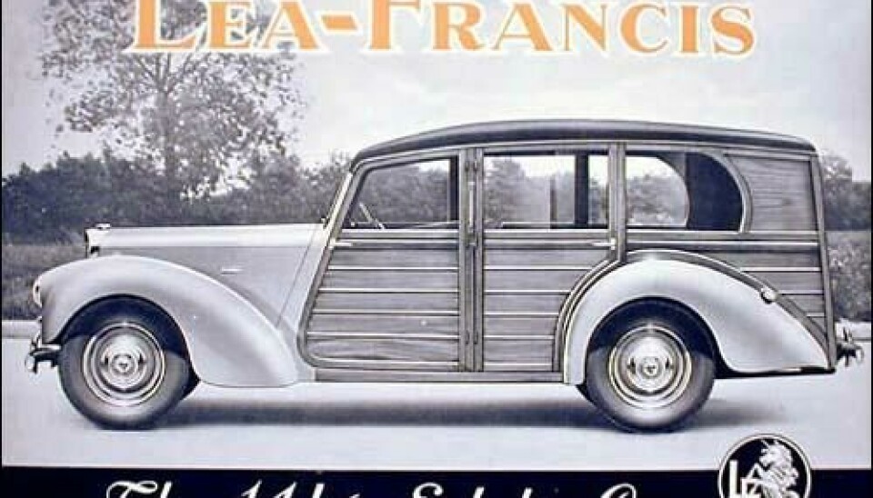 Lea-Francis brosjyre 1949