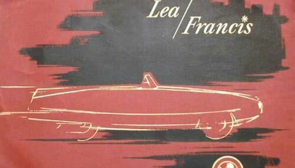 Lea-Francis brosjyre 1960