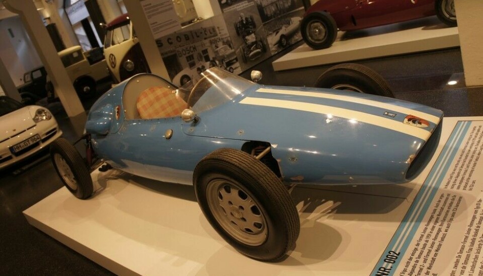 Prototyp MuseumFor å ta dem kronologisk. Dette var en av de tidligste Formel Junior-bilene til Wolfgang Graf Berghe von Trips. En De Tomaso fra 1960.
