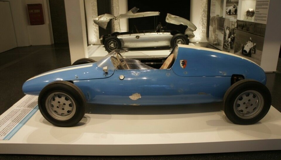 Prototyp MuseumOg karosseriet var bygget hos Fantuzzi, som også gjorde mange av Ferraris biler.