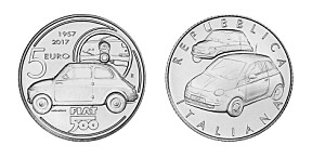 Fem euro for Fiat 500