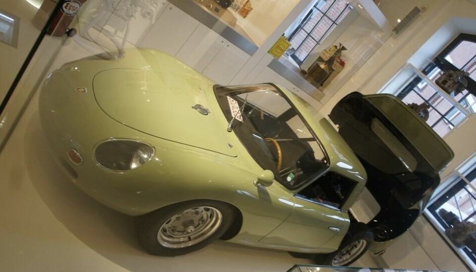 Prototyp MuseumDette derimot, som også sto på verkstedet, var en Porsche-versjon fra karosserifabrikken Wendler.